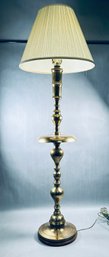 Vintage Large Brass Floor Lamp