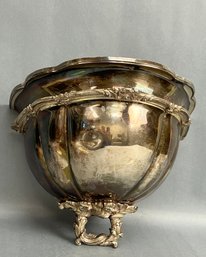 Silver Plated Wall Plant Urn