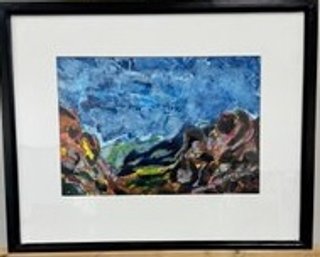 Framed/matted Watercolor By David N. Jayne
