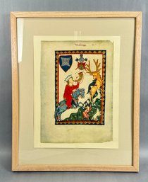 CODEX MANESSE Hunting Print