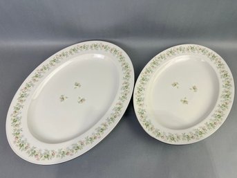 Johann Haviland - Forever Spring Pattern Floral 2 Platters China Set- BAVARIA