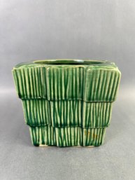 Mccoy Green Bamboo Planter
