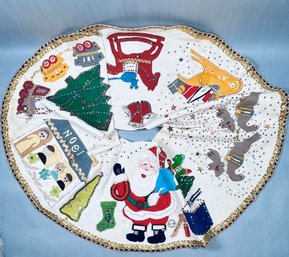 Vintage Hand Made Small Tree Skirt