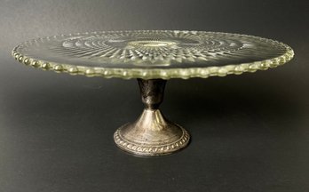 Weighted Sterling Cake Platter