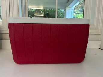 Coleman Polylite 34 Red Ice Chest - Cooler