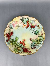 J.P.L. France Hand Painted Porcelain Bowl