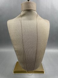 Sterling Silver Box Link Chain - 30 Inch