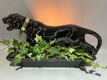 Black Panther TV Lamp By Lane & Co, Calif.