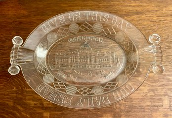 Pat. 1875 EAPG Continental 1776-1876 Daily Bread Platter