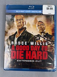 Bruce Willis: A Good Day To Die Hard - Extended Cut Blue Ray/DVD