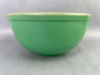 Green Pyrex Bowl