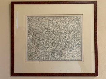 Vintage Eastern Europe No. 4 Map - A. Petermann - German Cartographer