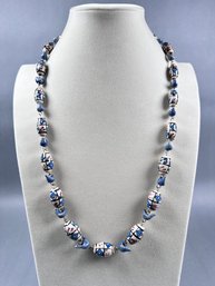 Hand Painted Beaded Necklace