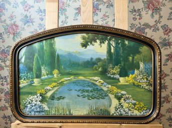 Fox Garden Print Framed