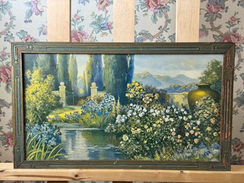 Fox Garden Pond Print