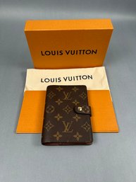 Louis Vuitton Monogram Canvas Small Ring Agenda