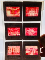Vintage Set Of 6 Souvenir Slides Of German Nymphenburg Palace (Schloss Nymphenburg)
