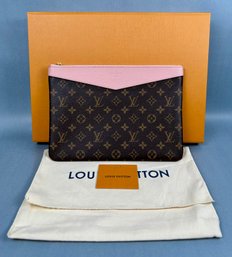 Louis Vuitton Monogram Daily Pouch Rose Poudre