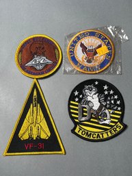 4 Navy Squadron Patches