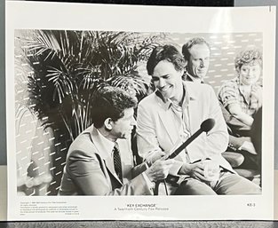 Key Exchange 1985 Still Black And White Photo