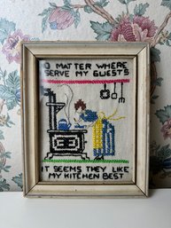 Vintage Kitchen Needle Point