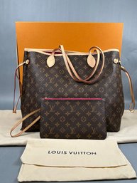 Louis Vuitton Never Full Monogram With Wallet