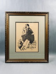 Sitting Pretty, Groucho Marx Print By Artist Lanse