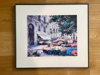 Framed Market Flower Print #2