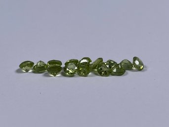 Lot Of 4mm Peridot Cut Stones