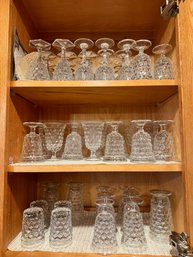 Large Lot Of Fostoria American Glasses