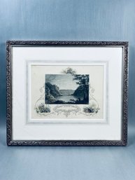 Antique Engraving 'Harpers Ferry, Junction Of The Rivers Shenandoah & Potomac'