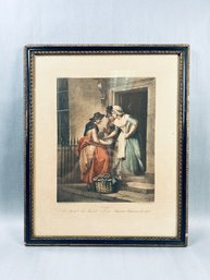 Antique Engraving Print From Francis Wheatley's 'Cries Of London' Series, 'New Mackrel' (Plate 5)