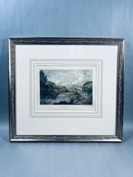 Antique Engraving Print,  'View Of Matlock Bath, Derbyshire