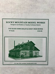 Rocky Mtn Model Works Black Hawk Boiler And Sheet Iron Works Kit