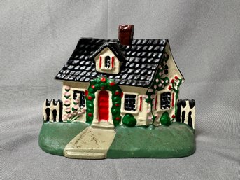 Cast Iron Door Stop Of Cottage