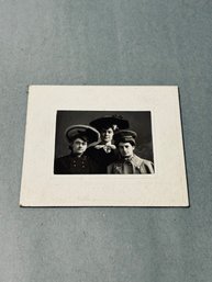 Vintage Small Trio Studio Portrait
