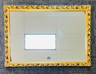 Large Vintage Hollywood Regency Gilt Wall Mirror