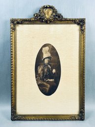 Antique Photo In Gilt Frame