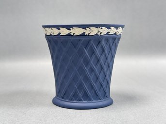 Wedgwood Rare Portland Blue Small Vase