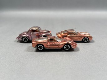 Three Aurora Cigar Box Cars