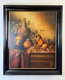 'Martwa Natura 2 Winia' Original Painting By Artist Lesnek Sokot (Signed)