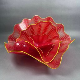 Robert Kaindl 5 Piece Art Glass Seaform Set