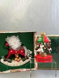 Set Of 2 Holiday Ornaments
