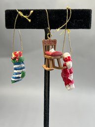 Set Of 3 Miniature Ornaments