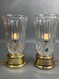 Vintage Style Brite/Roxmor  Torchiere Accent Table Lamps