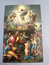 Vintage Religious Postcard Reproduction Of The Transfiguration