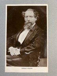 Classic Portrait Photograph Of The Renowned English Novelist Charles Dickens