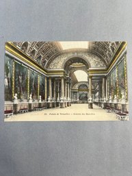 Vintage Colorized Postcard Depicting The Galerie Des Batailles
