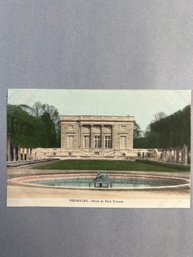 Vintage Colorized Postcard Depicting The Palais Du Petit Trianon (Petit Trianon) At The Palace Of Versailles I
