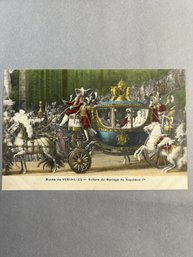 Vintage Postcard Depicts The Coronation Coach Of Napoleon I